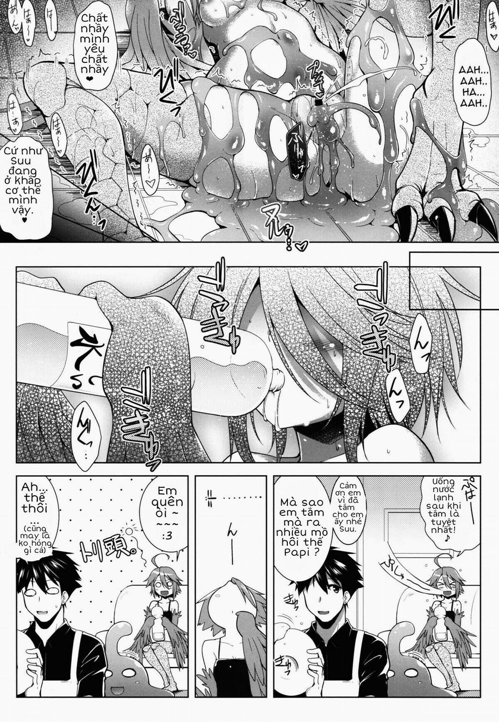 Nằm yên để tắm cho nào! (Monster Musume no Iru Nichijou) Oneshot trang 16
