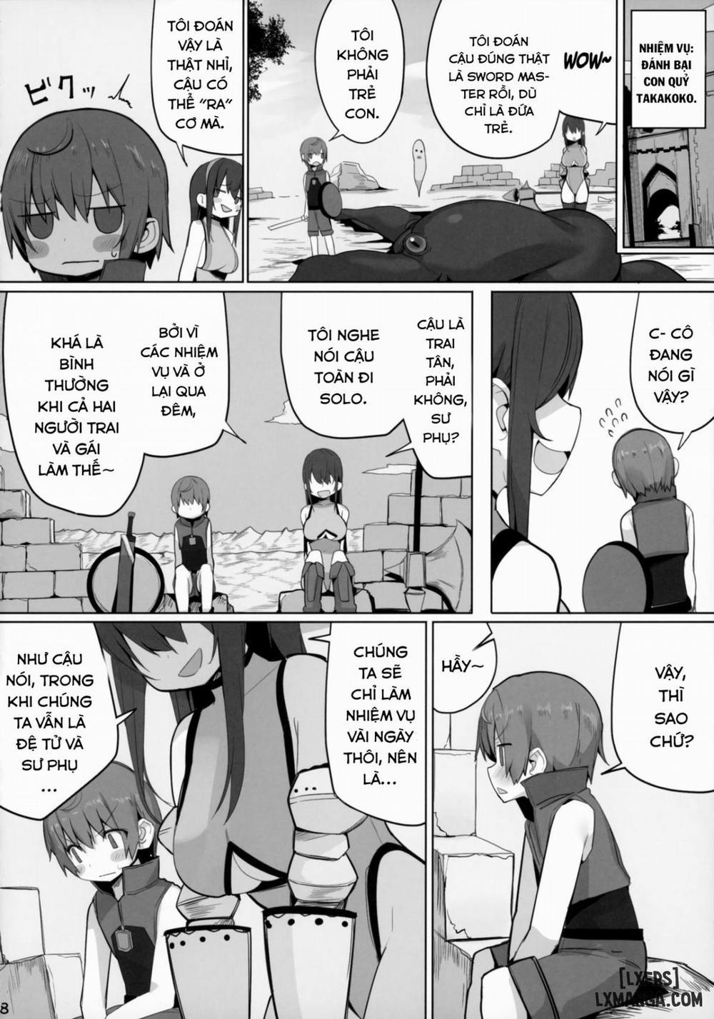 Namaiki na Shota ni wa Ecchi na Onee-san o! Isekai Oneshot trang 9