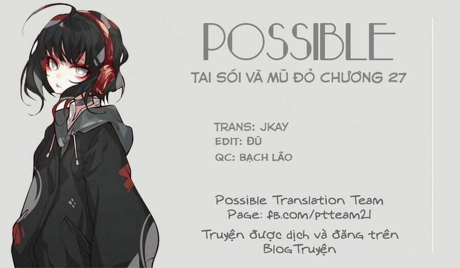 Nàng Chó Sói Và Chiếc Khăn Choàng Đỏ 27 trang 1