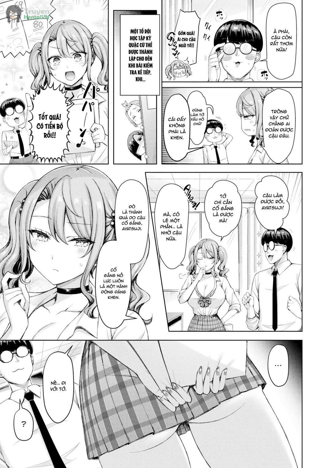 Nàng gyaru não bé ngực to và mẹ cô ấy 1 trang 5