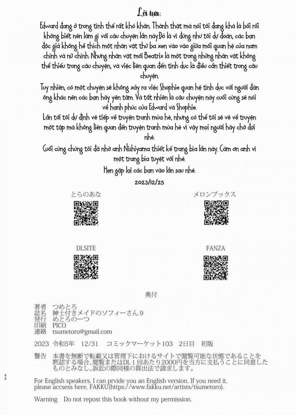 Nàng hầu gái Sophie với một quý ông 9 trang 66