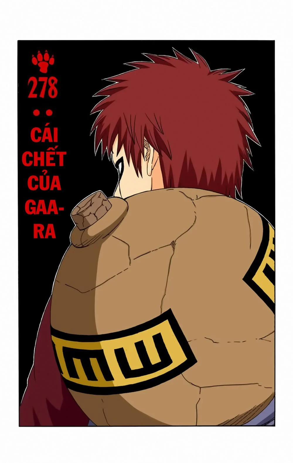 Naruto Full Color Edition 0 0 Cái chết của Gaara trang 1