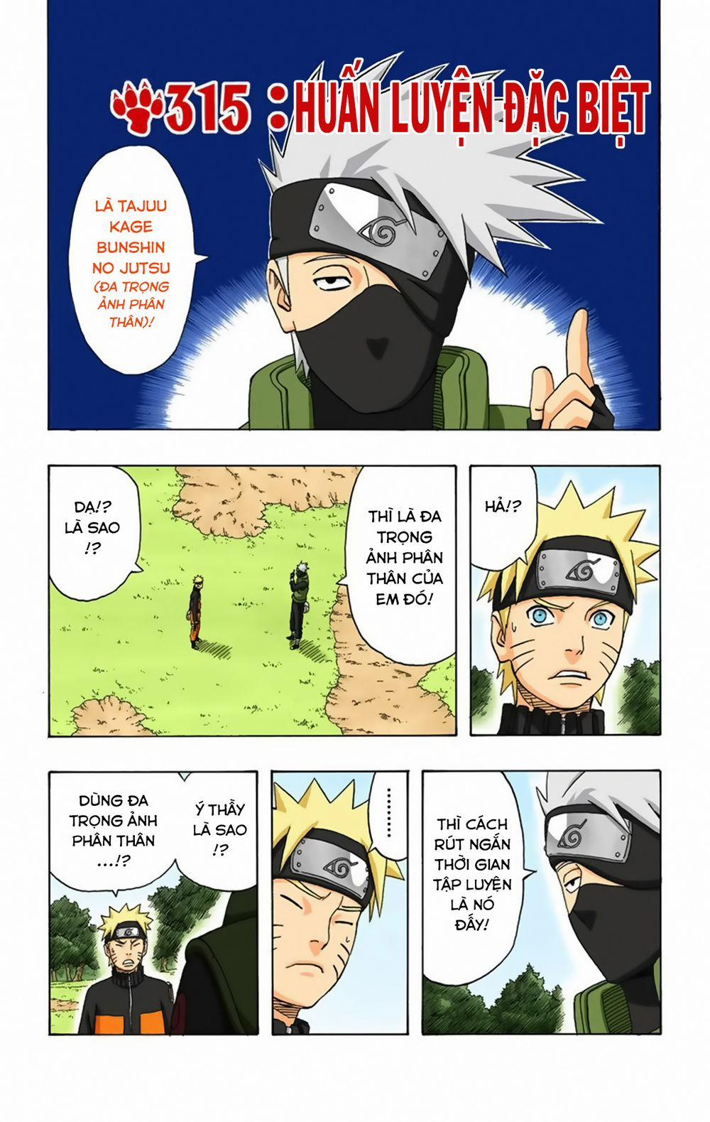 Naruto Full Color Edition 0 0 Huấn luyện đặc biệt trang 1