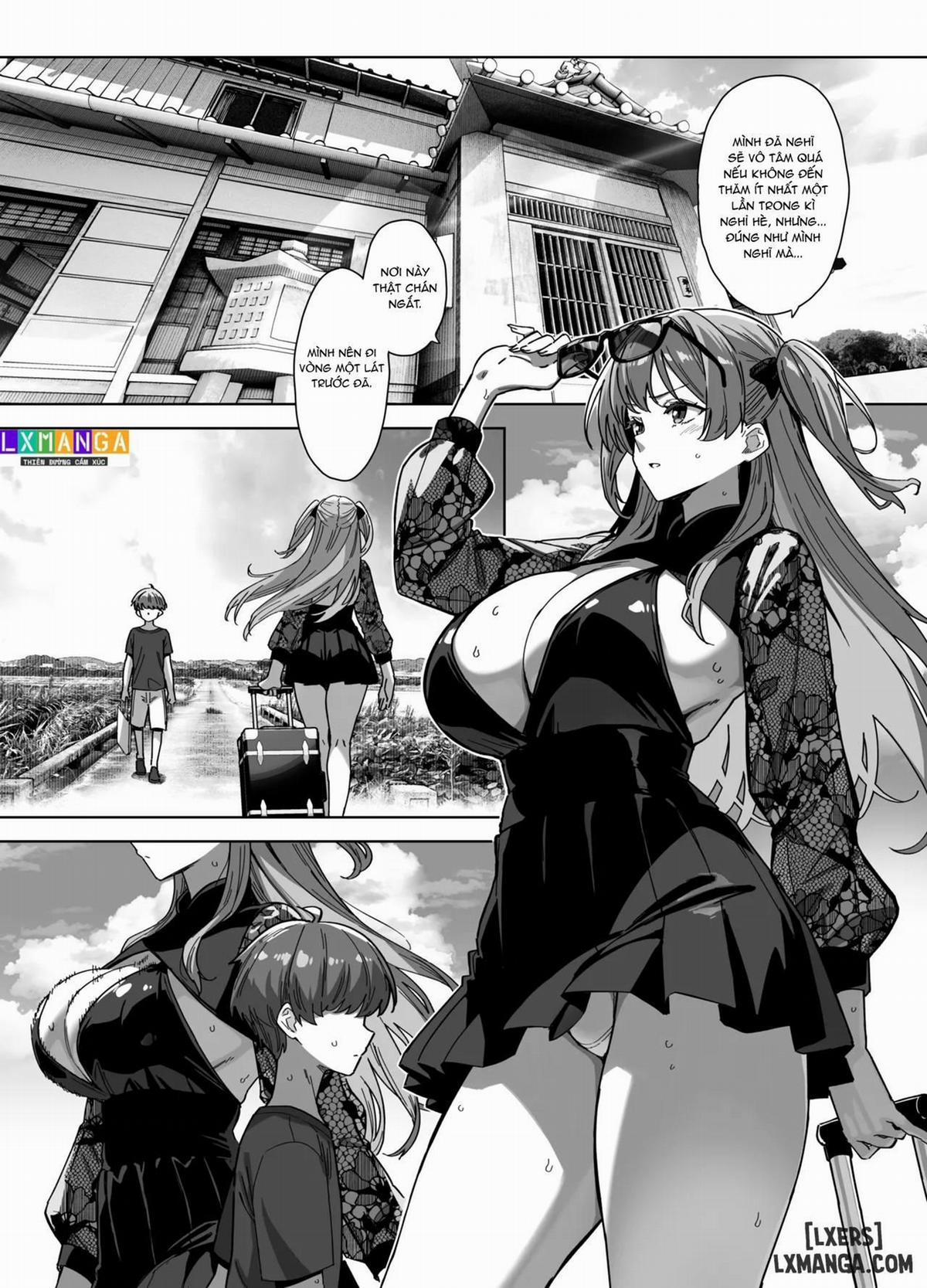 Natsu to Inaka to Yuuwaku shite kuru Dekkai Oshiego 3 + C106 Bonus Book 1 trang 1