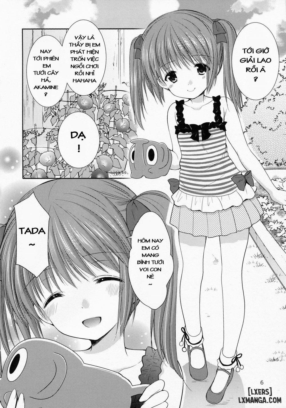 Natsuyasumi no Jiyuu Kenkyuu - Yousei no Yuuwaku 2 Oneshot trang 4