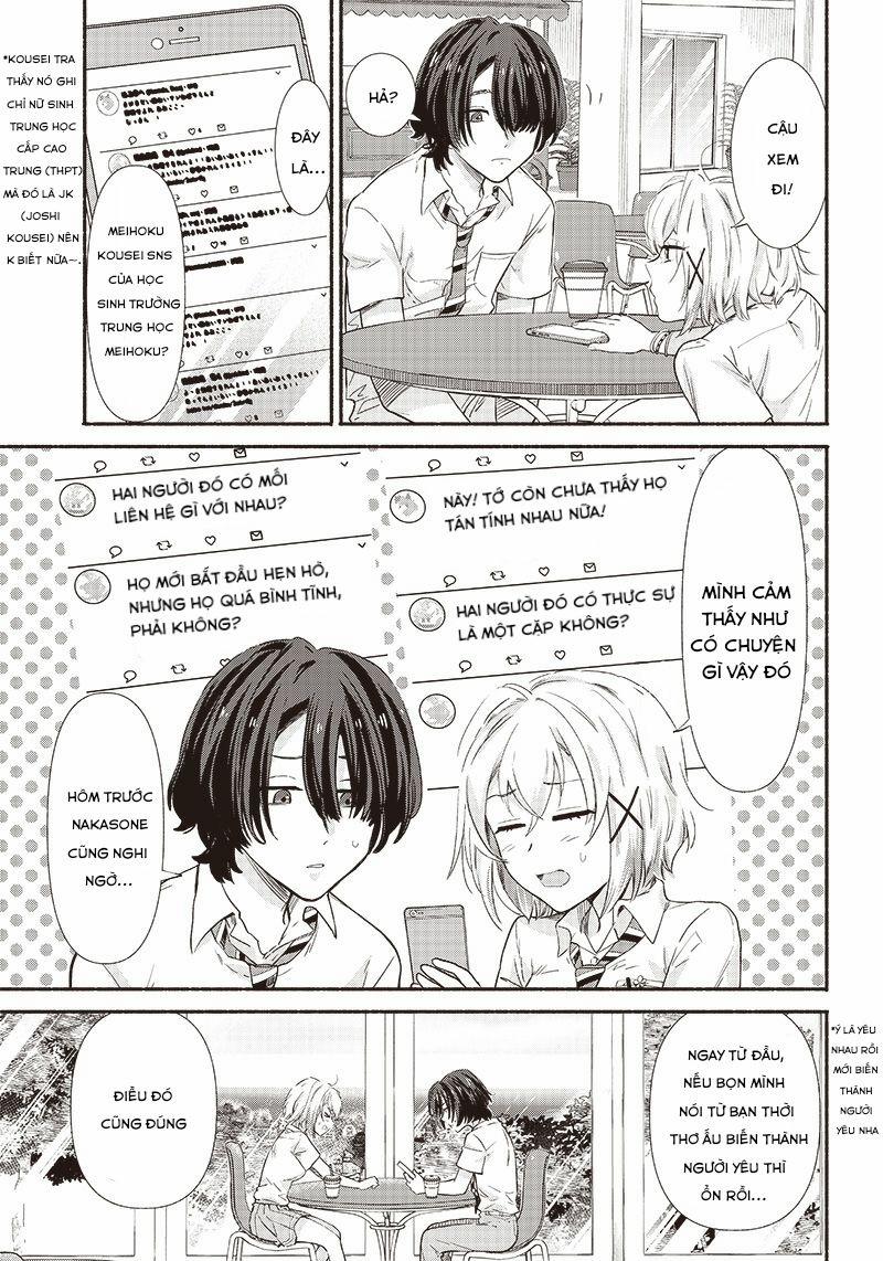 Nee, Mou Isso Tsukiacchau? Osananajimi No Bishoujo Ni Tanomarete, Camo Kareshi Hajimemashita 7 trang 4