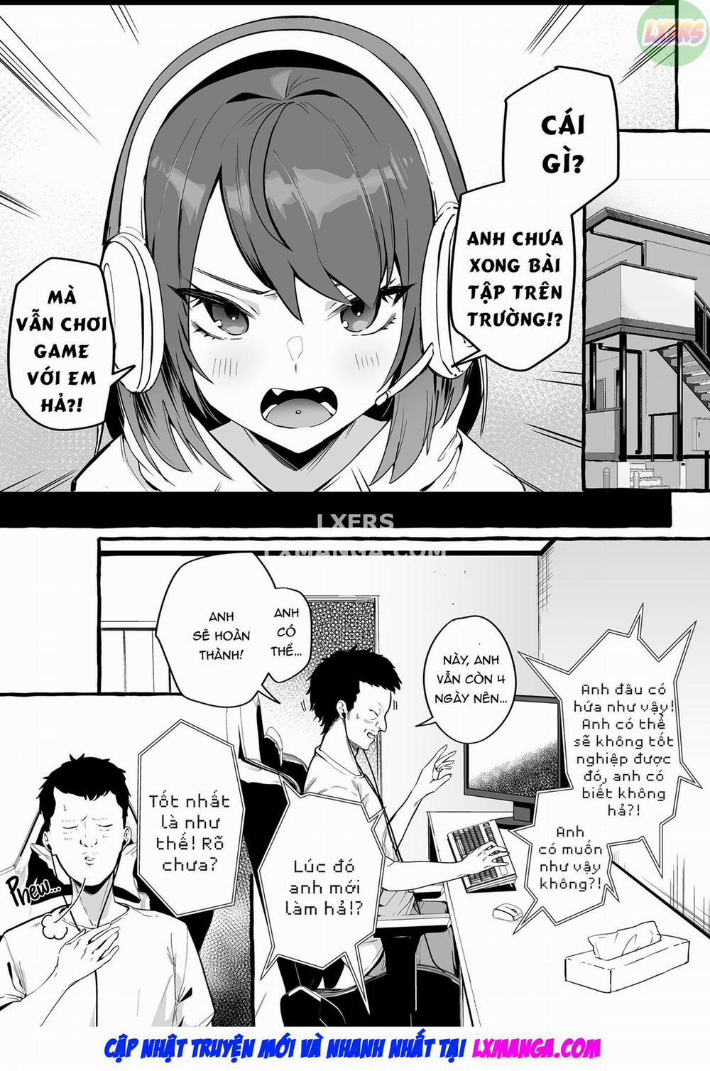 Net de Deatta Kyonyu Kanojo to Attara Shiboritoraremakutta Hanashi. Oneshot trang 4