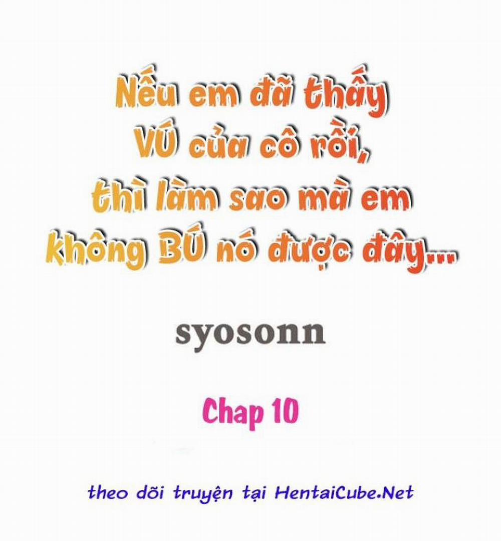 Nếu đã thấy vú cô rồi thì làm sao em không bú nó được đây… 10 trang 0