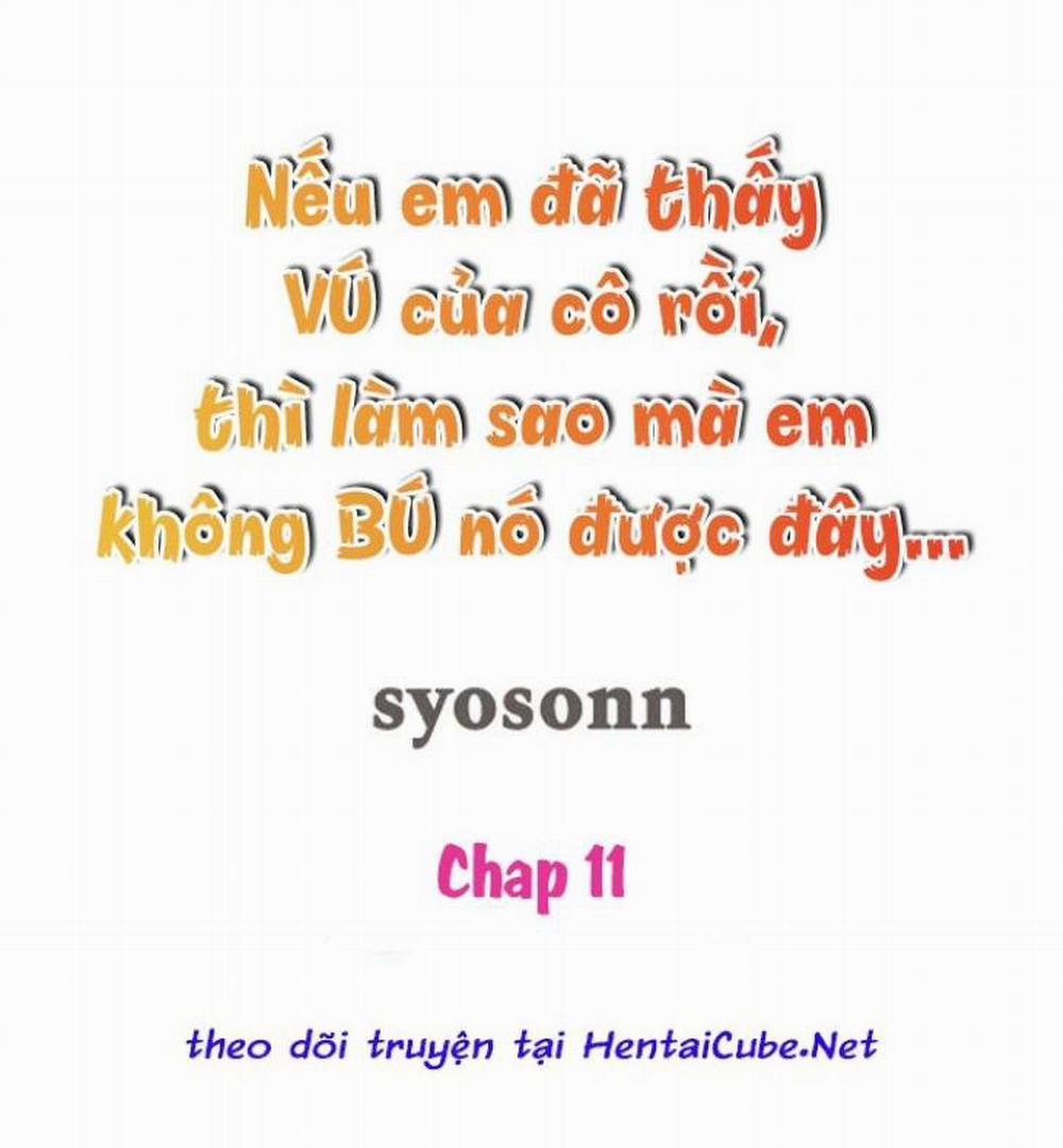 Nếu đã thấy vú cô rồi thì làm sao em không bú nó được đây… 11 trang 0