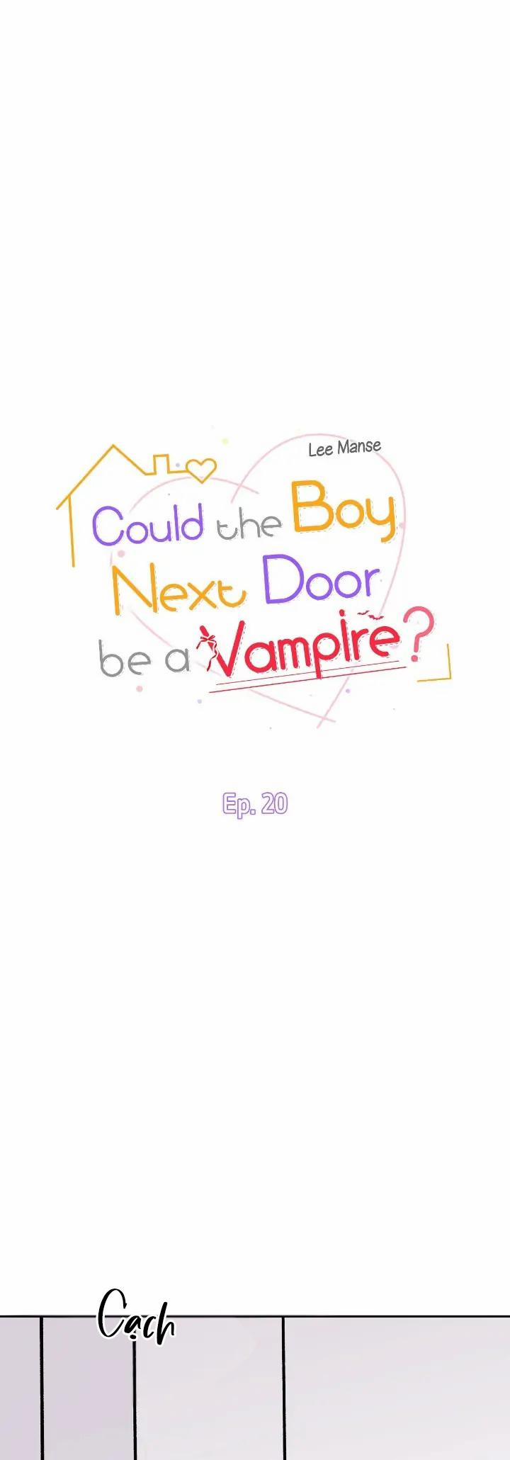 Nếu Như Cậu Bạn Hàng Xóm Là Vampire? 20 trang 1