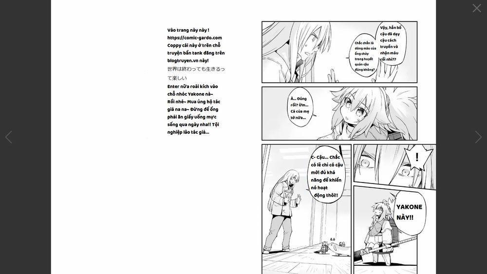 Ngay Cả Khi Hậu Tận Thế, Thật Hạnh Phúc Vẫn Còn Được Sống… 0.0 Một Thế giới ẩn sau làn sương trang 5