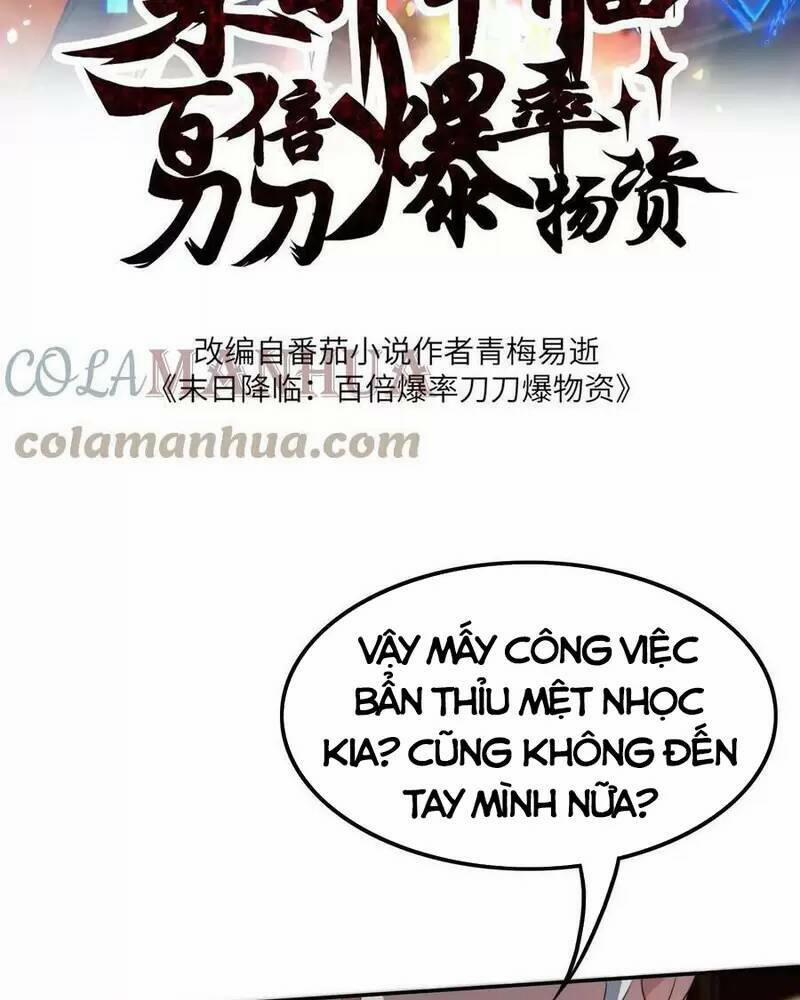 Ngày Tận Thế: Ta Nhận Được Tỷ Lệ Rớt Đồ Gấp 100 Lần 51 trang 1