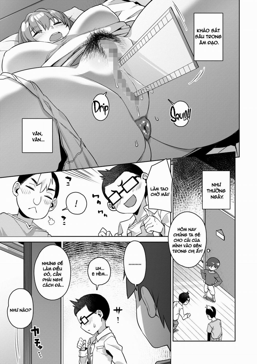 Nghiên cứu phản ứng cơ thể phụ nữ trên chị gái Oneshot trang 6