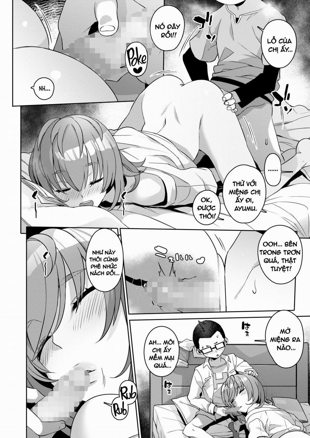 Nghiên cứu phản ứng cơ thể phụ nữ trên chị gái Oneshot trang 9