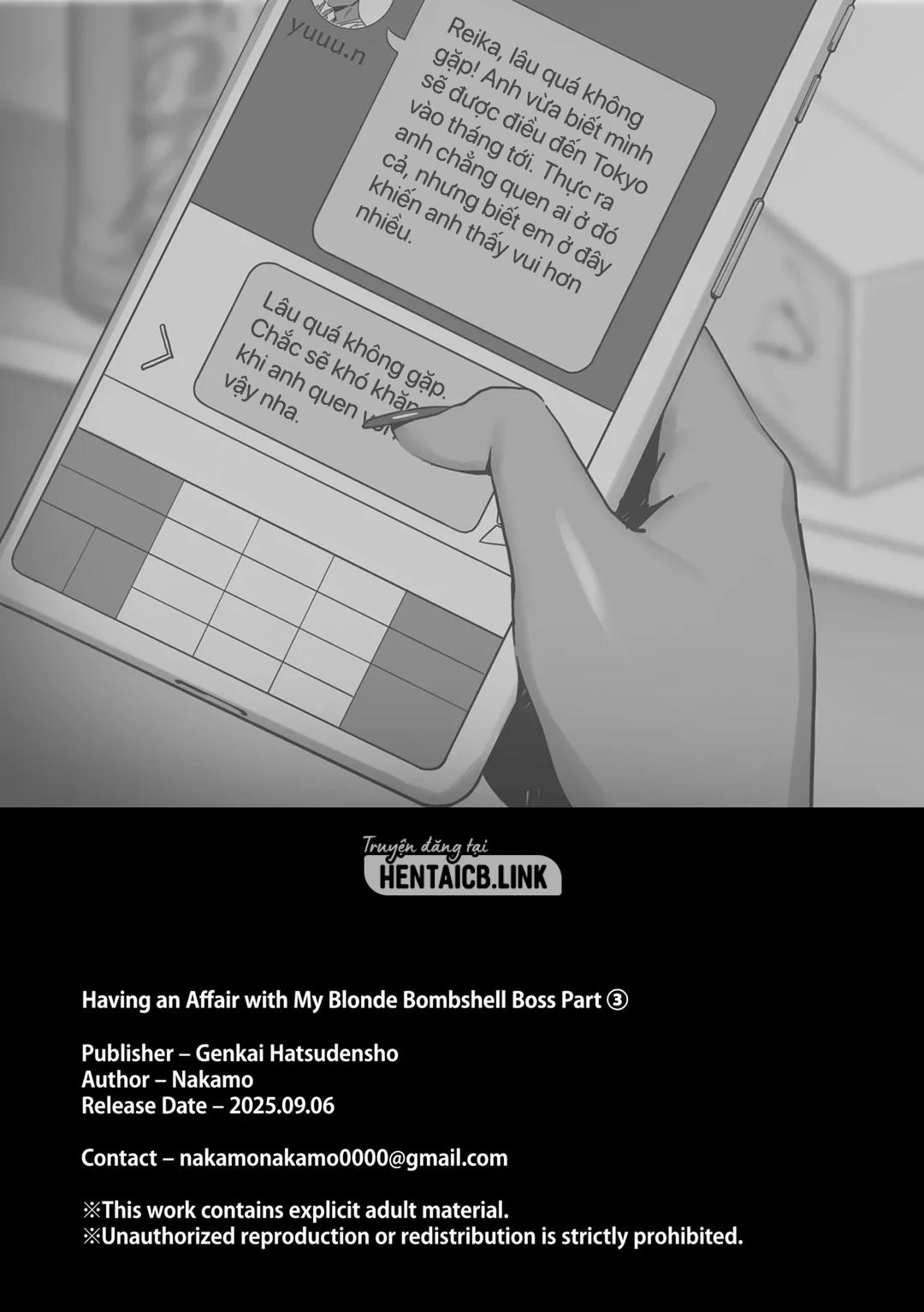 Ngoại tình với sếp nữ tóc vàng nóng bỏng! 3 trang 26