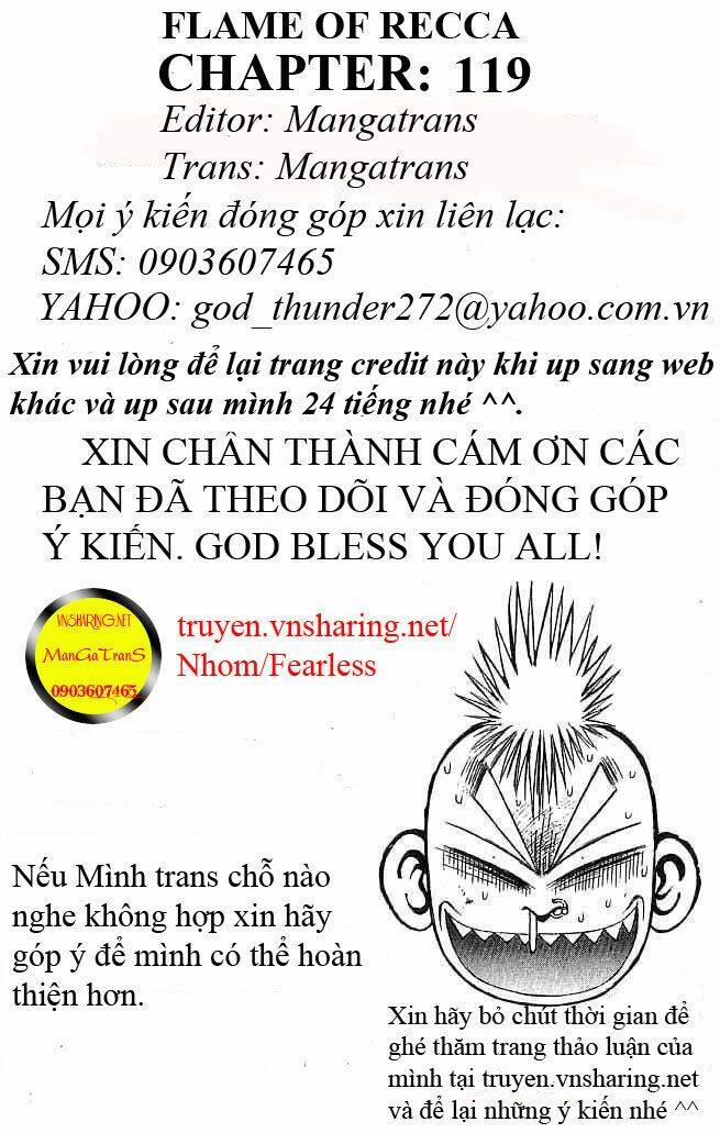 Ngọn Lửa Recca 119 trang 0