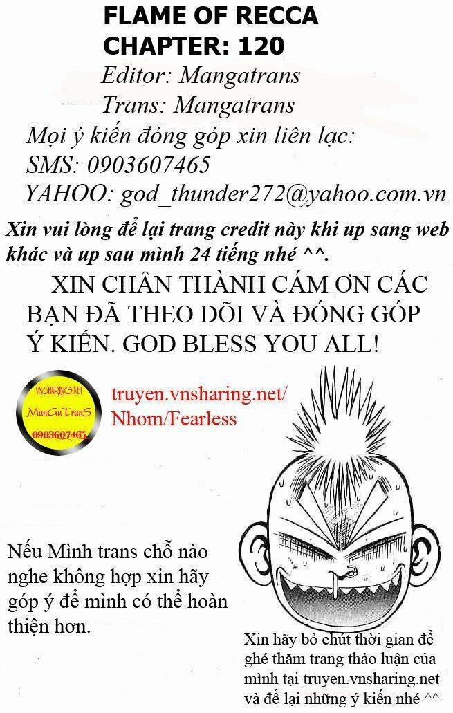 Ngọn Lửa Recca 120 trang 0