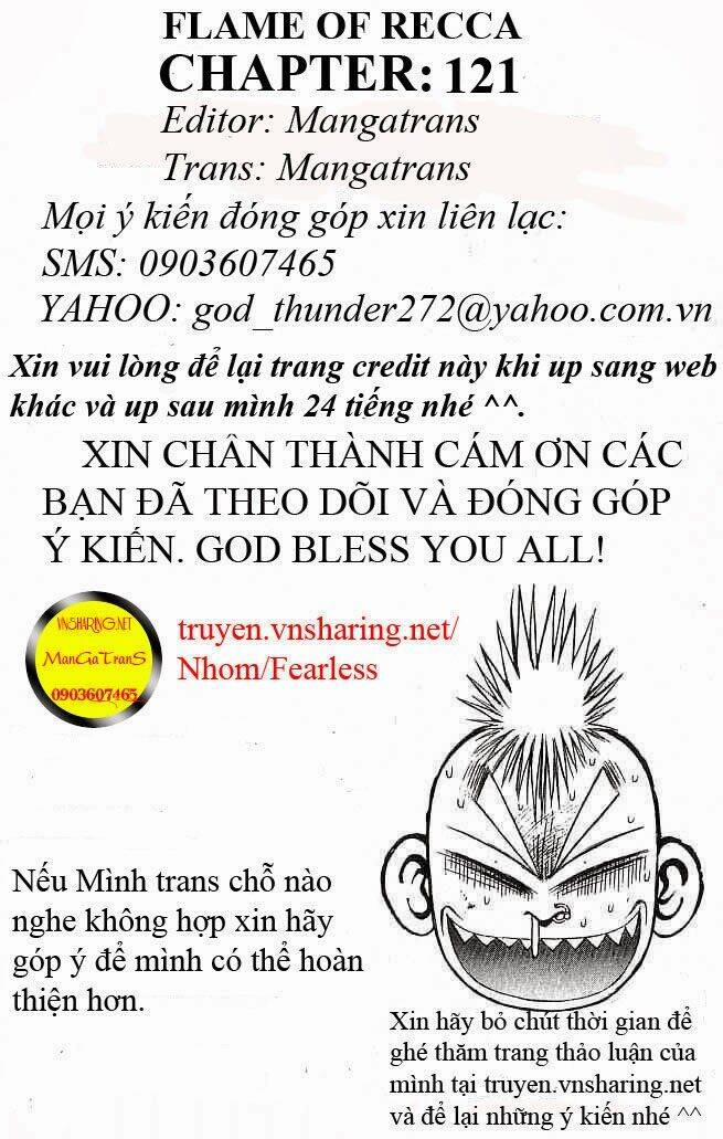 Ngọn Lửa Recca 121 trang 0