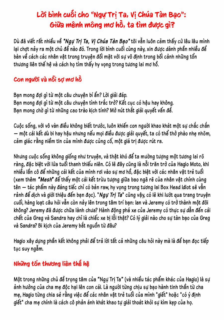 Ngự Trị Ta, Vị Chúa Tàn Bạo - Zankoku Na Kami Ga Shihaisuru 55 trang 60