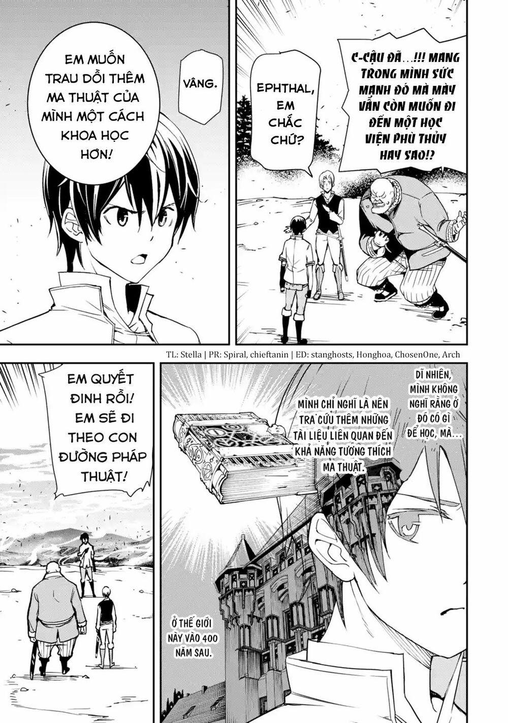 Nhà Hiền Triết Vô Song Chưa Thành Công Về Mặt Học Thuật ~ Một Phù Thủy S-Rank Gian Lận Sau Tái Sinh 5.3 trang 5