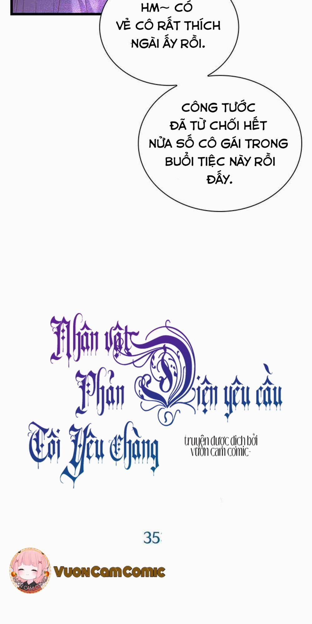 Nhân Vật Phản DIện Yêu Cầu Tôi Yêu Chàng 35 trang 9