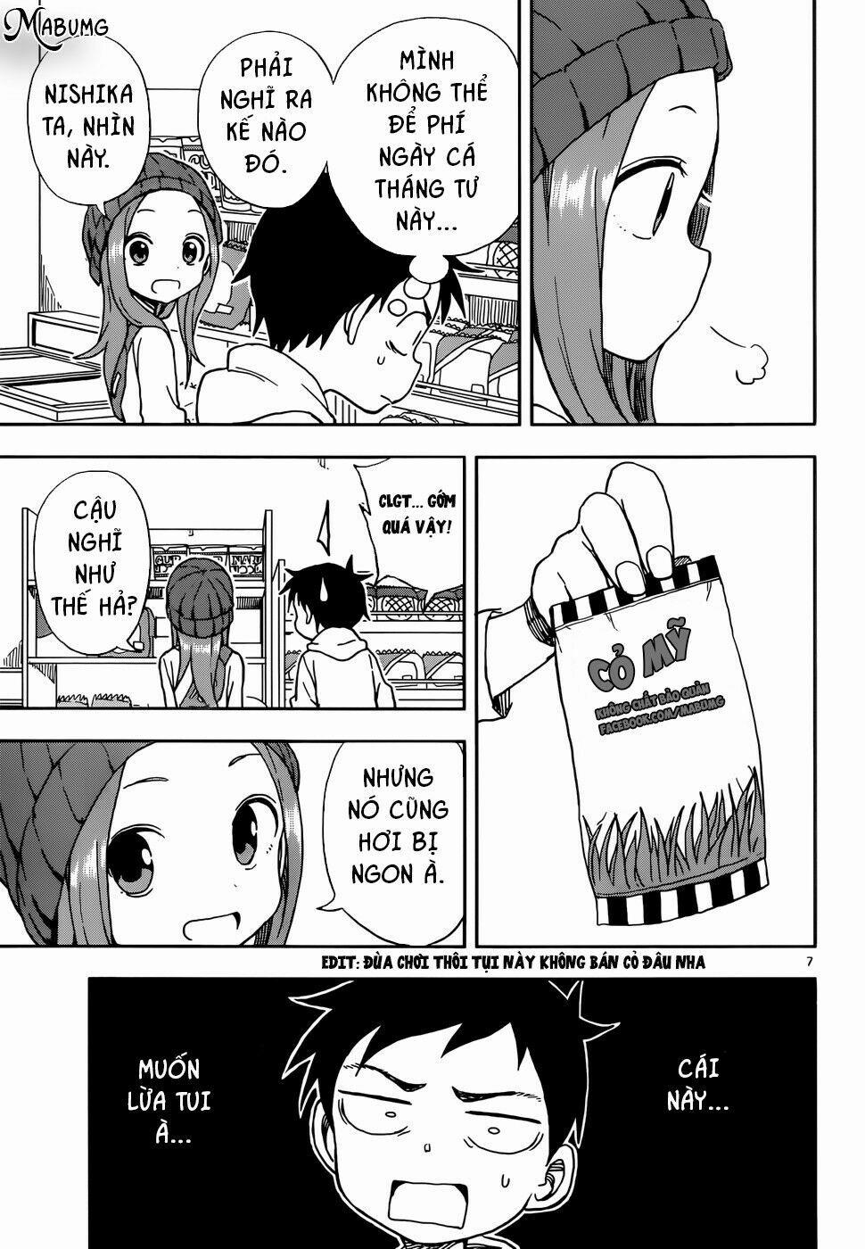 Nhất Quỷ Nhì Ma, Thứ Ba Takagi 77 trang 7