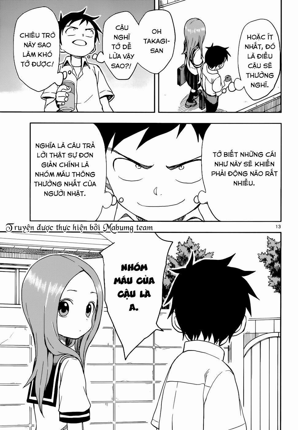 Nhất Quỷ Nhì Ma, Thứ Ba Takagi 90 trang 13