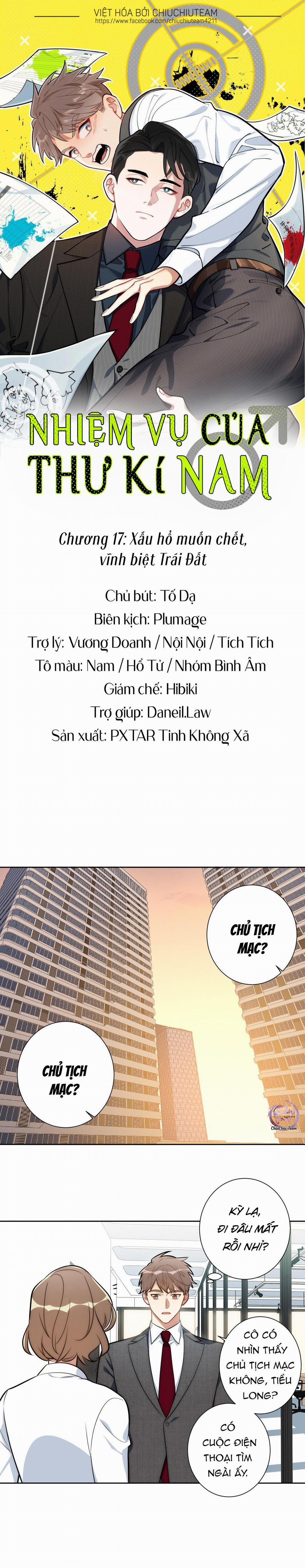 Nhiệm Vụ Của Thư Kí Nam 17 trang 0