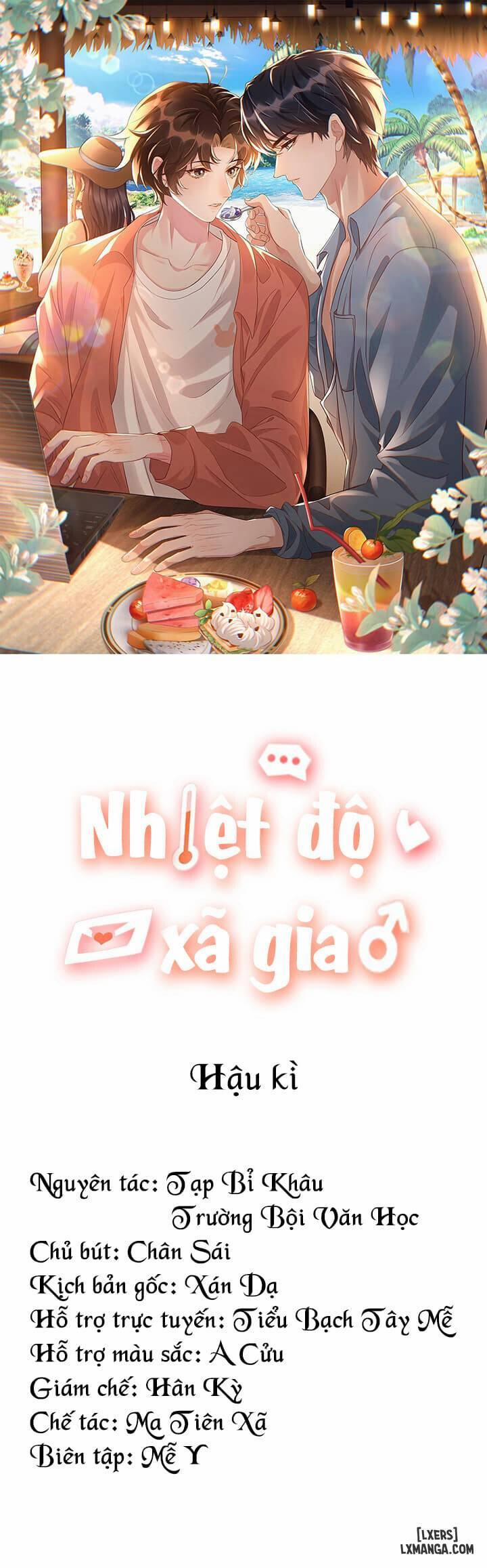 Nhiệt độ xã giao Hậu kì 0 Hết trang 0