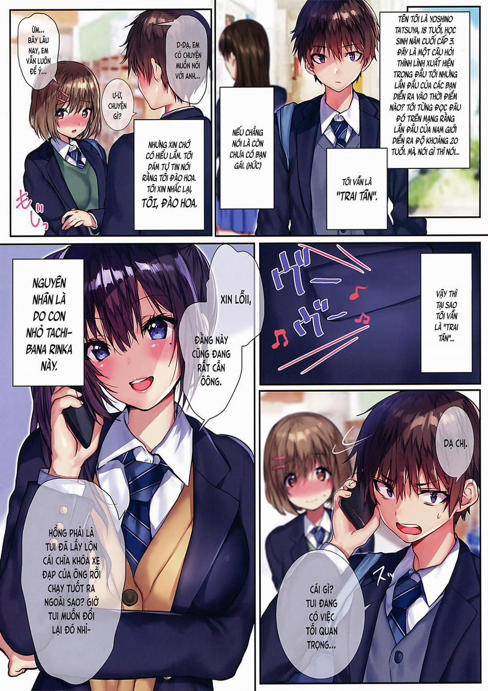 Nhỏ Bạn Nối Khố Của Tôi Ồn Ào Dễ Thương!! (Nguyên Tác) Nhỏ Bạn Nối Khố Của Tôi Ồn Ào Dễ Thương!! (Nguyên Tác) - Oneshot trang 1
