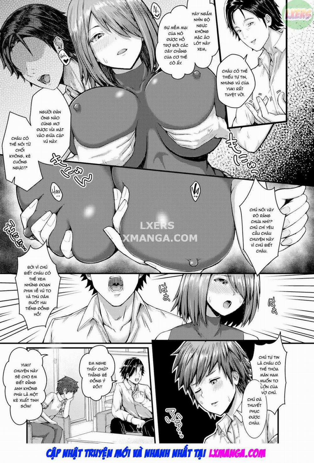 Nhờ cháu ngủ với vợ chú Oneshot trang 5