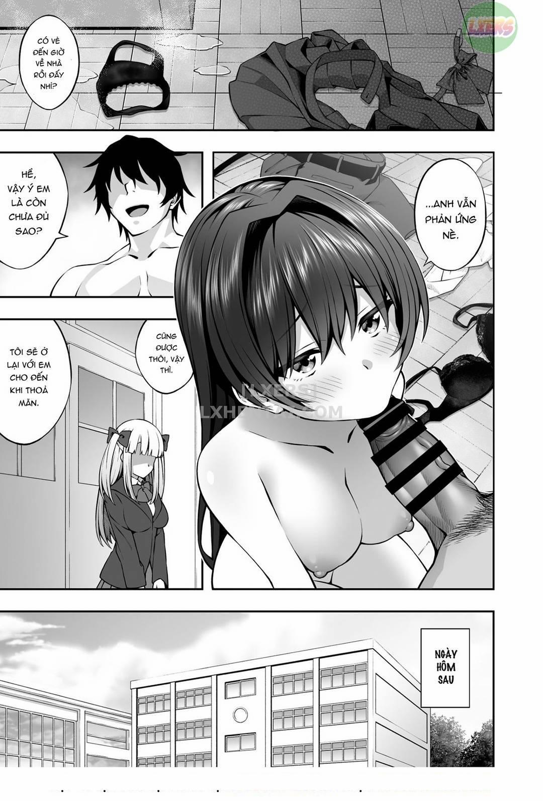 Nhờ thôi miên, tôi chạm được tay vào hội trưởng hội học sinh nghiêm nghị Oneshot trang 25