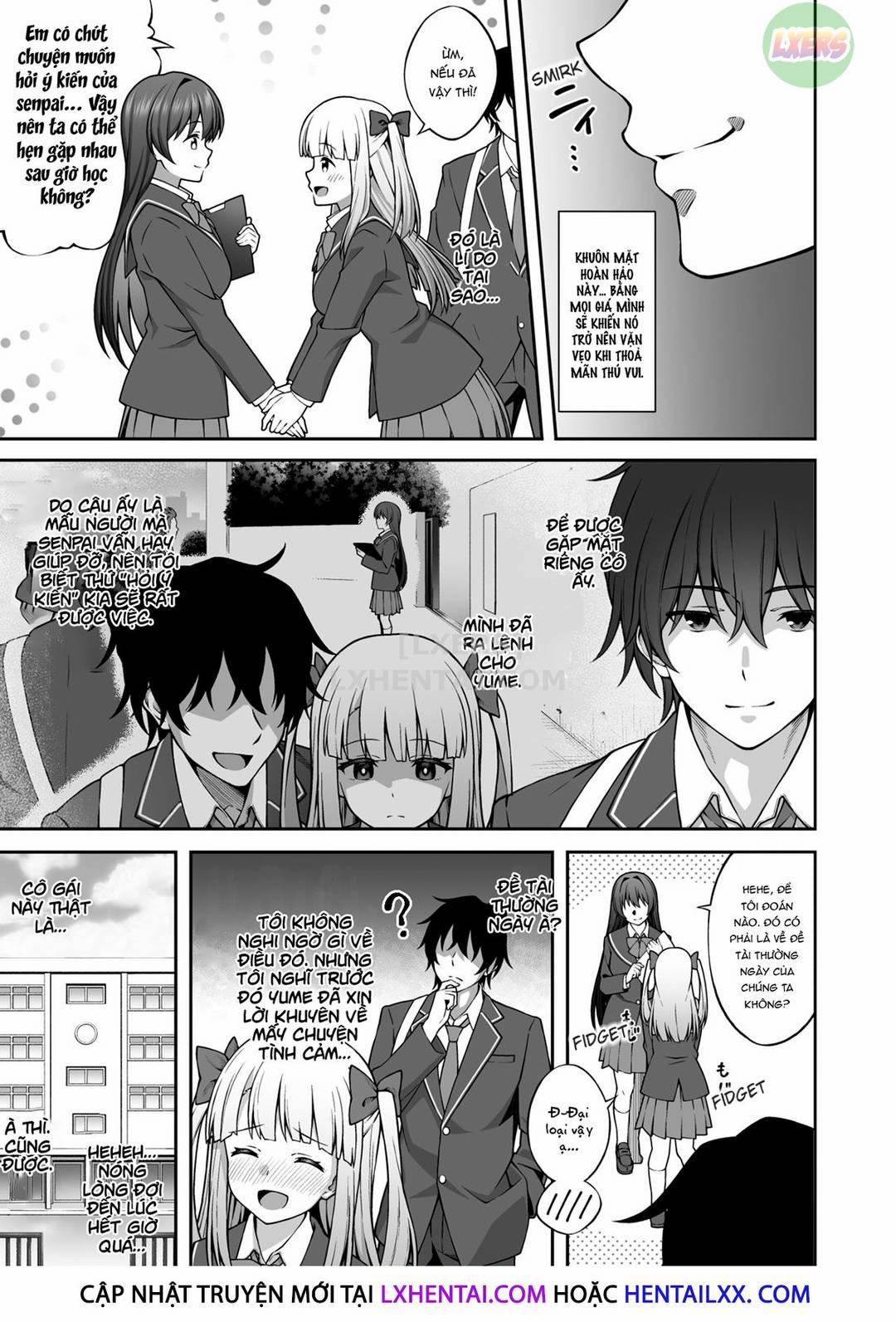 Nhờ thôi miên, tôi chạm được tay vào hội trưởng hội học sinh nghiêm nghị Oneshot trang 5