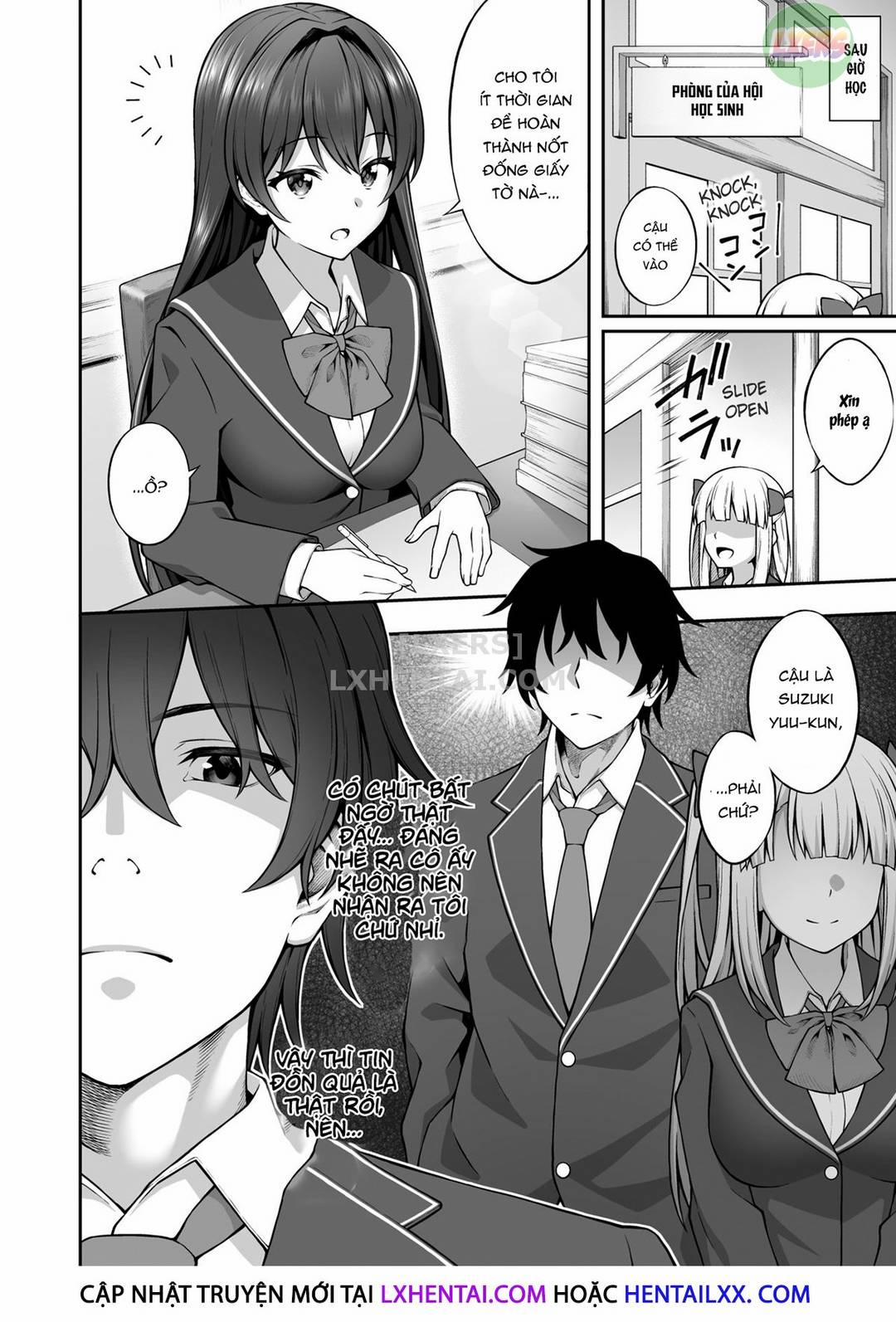 Nhờ thôi miên, tôi chạm được tay vào hội trưởng hội học sinh nghiêm nghị Oneshot trang 6