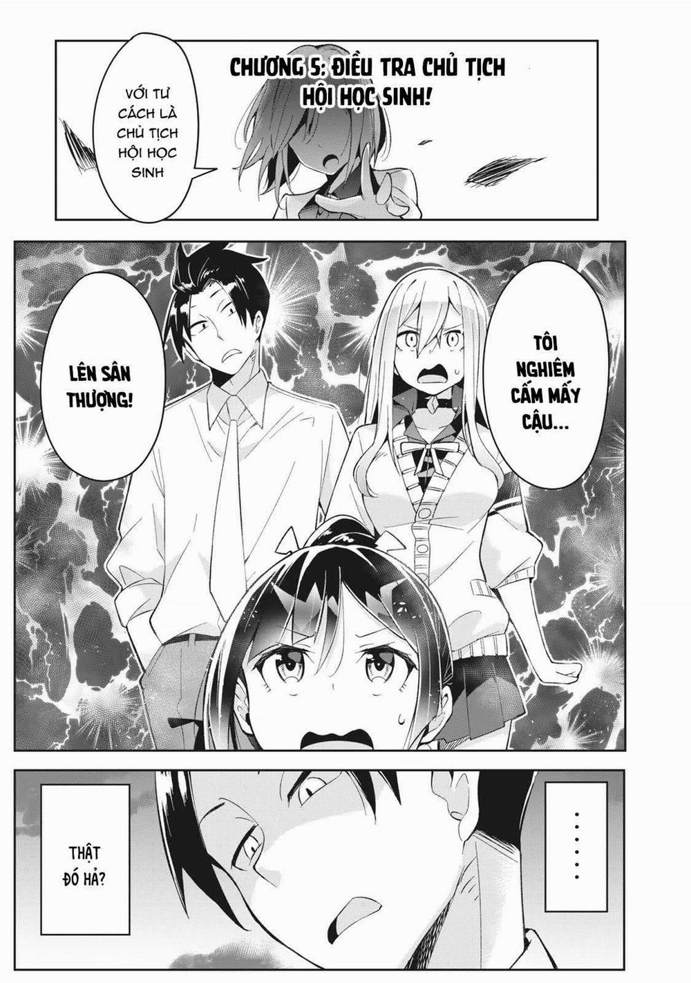 Những Học Sinh Mang Siêu Năng Lực Và Tên Giáo Viên Lười Biếng 0.0 Điều tra chủ tịch hội học sinh! trang 2