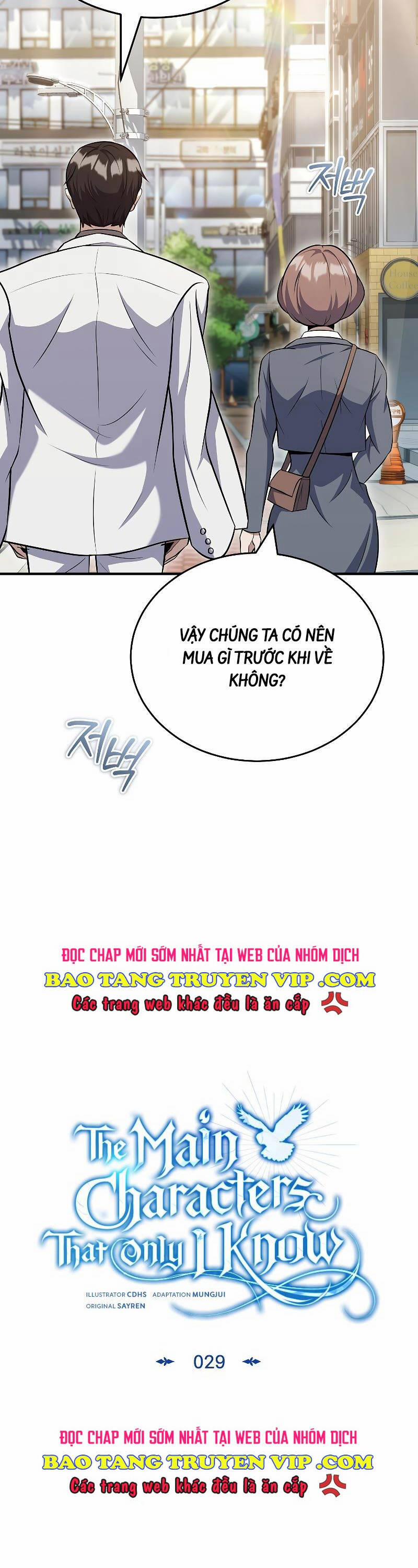 Những Nhân Vật Chính Mà Chỉ Tôi Biết 29 trang 3