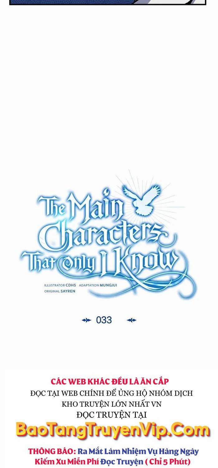 Những Nhân Vật Chính Mà Chỉ Tôi Biết 33 trang 19