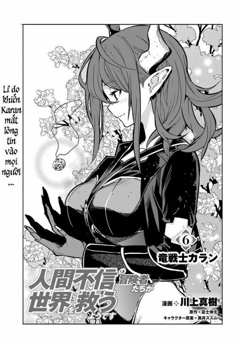 Ningen Fushin No Boukenshatachi Ga Sekai O Sukuu Youdesu 6 trang 1