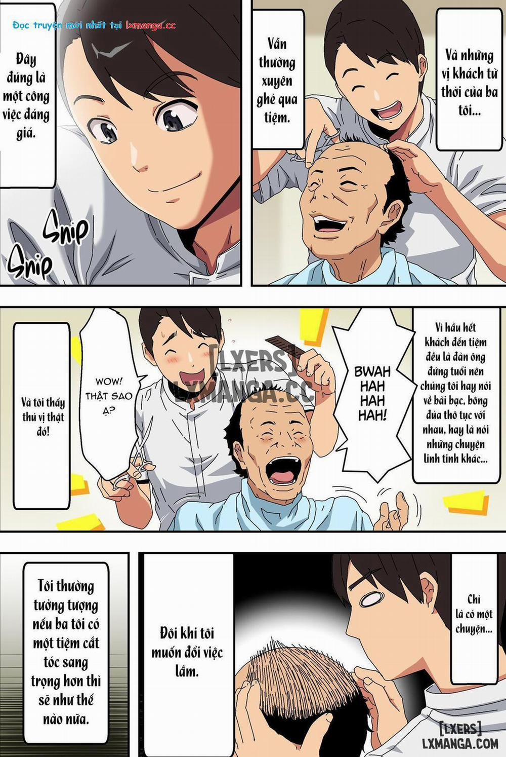 Nơi Tiệm Cắt Tóc Sung Sướng Oneshot trang 3