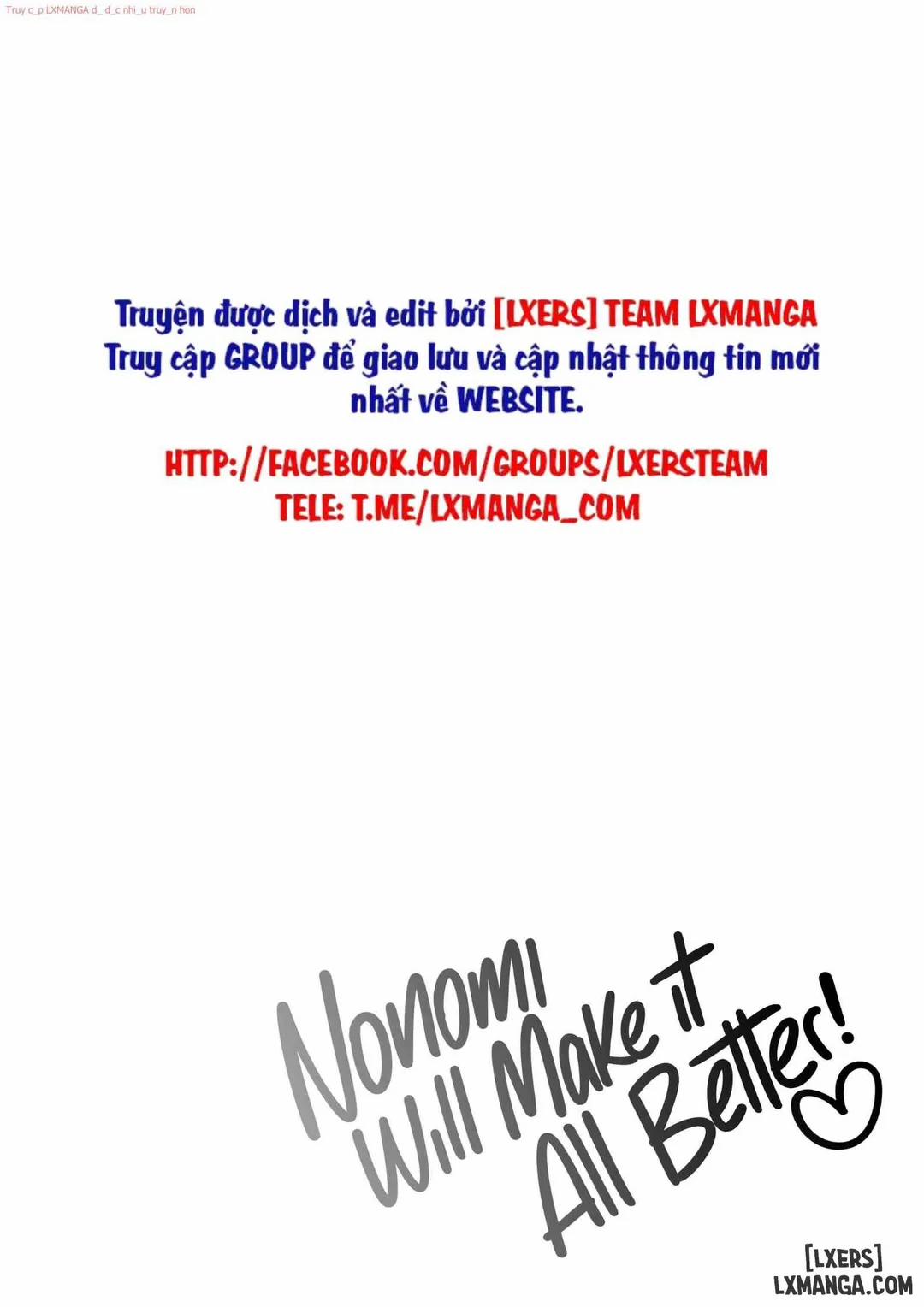 Nonomi sẽ làm mọi chuyện tốt hơn Oneshot trang 2