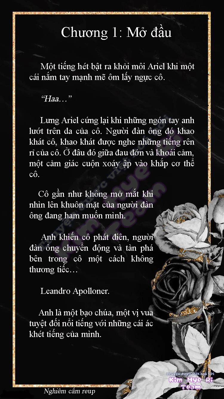 [Novel 18+] Ariel, Thánh Nữ Dâm Đãng 1 trang 1