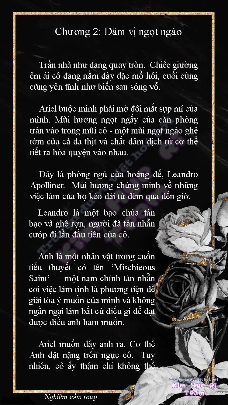 [Novel 18+] Ariel, Thánh Nữ Dâm Đãng 2 trang 1