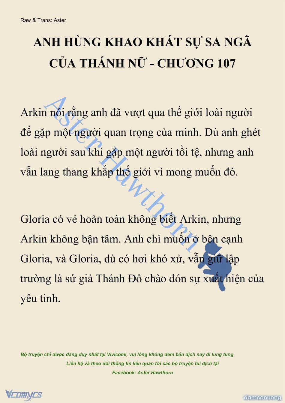 [Novel] Anh Hùng Khao Khát Sự Sa Ngã Của Thánh Nữ 107 trang 0