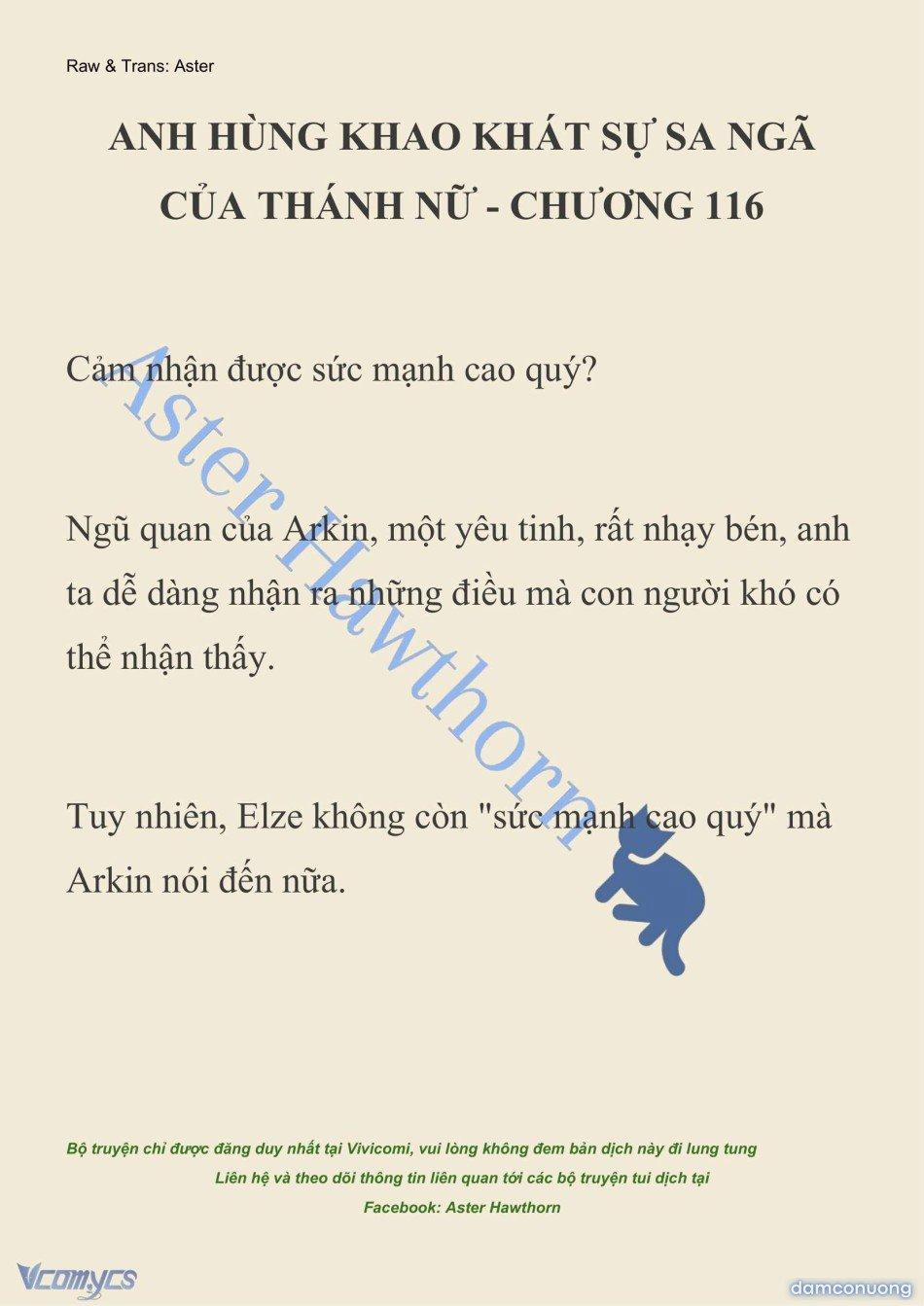 [Novel] Anh Hùng Khao Khát Sự Sa Ngã Của Thánh Nữ 116 trang 1