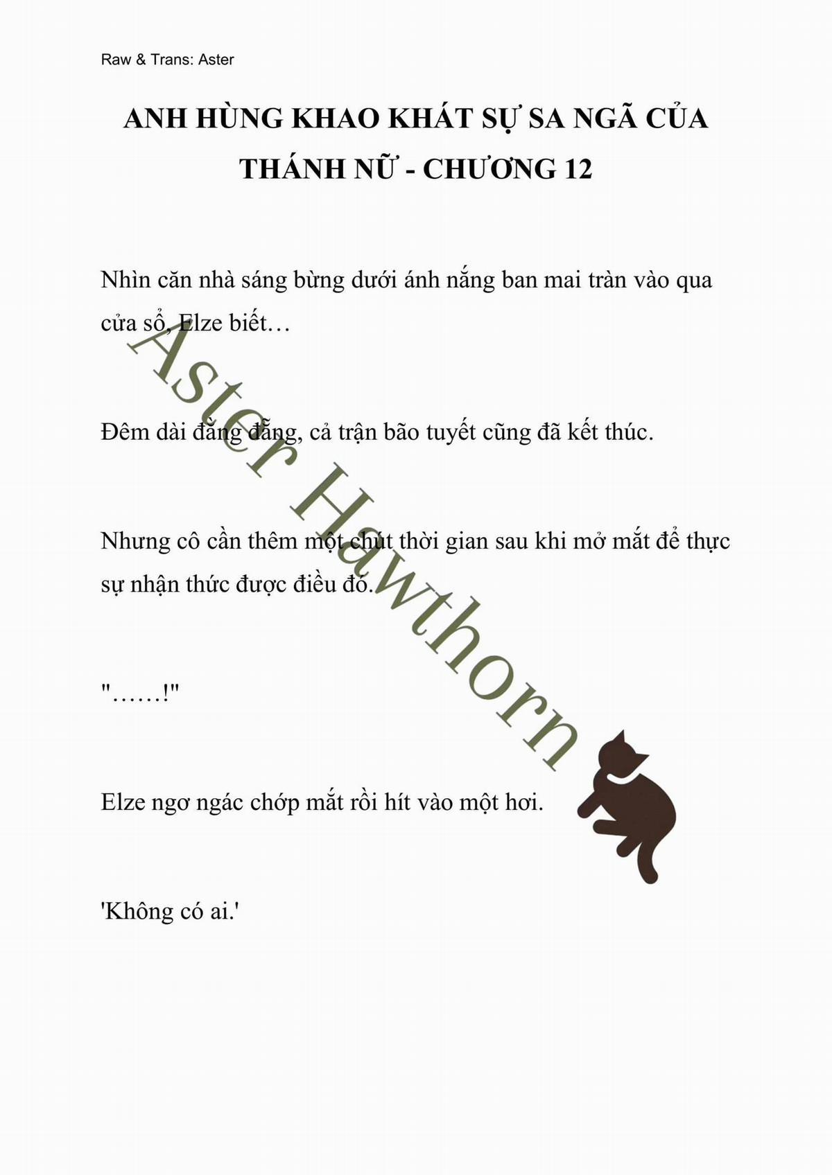 [Novel] Anh Hùng Khao Khát Sự Sa Ngã Của Thánh Nữ 12 trang 0