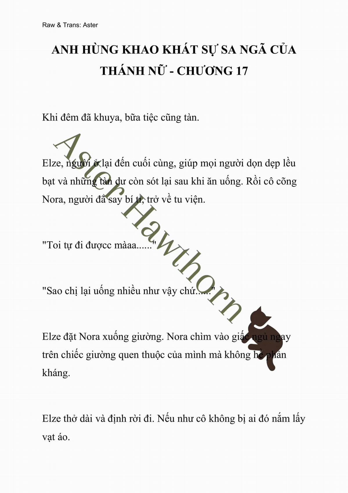 [Novel] Anh Hùng Khao Khát Sự Sa Ngã Của Thánh Nữ 17 trang 0