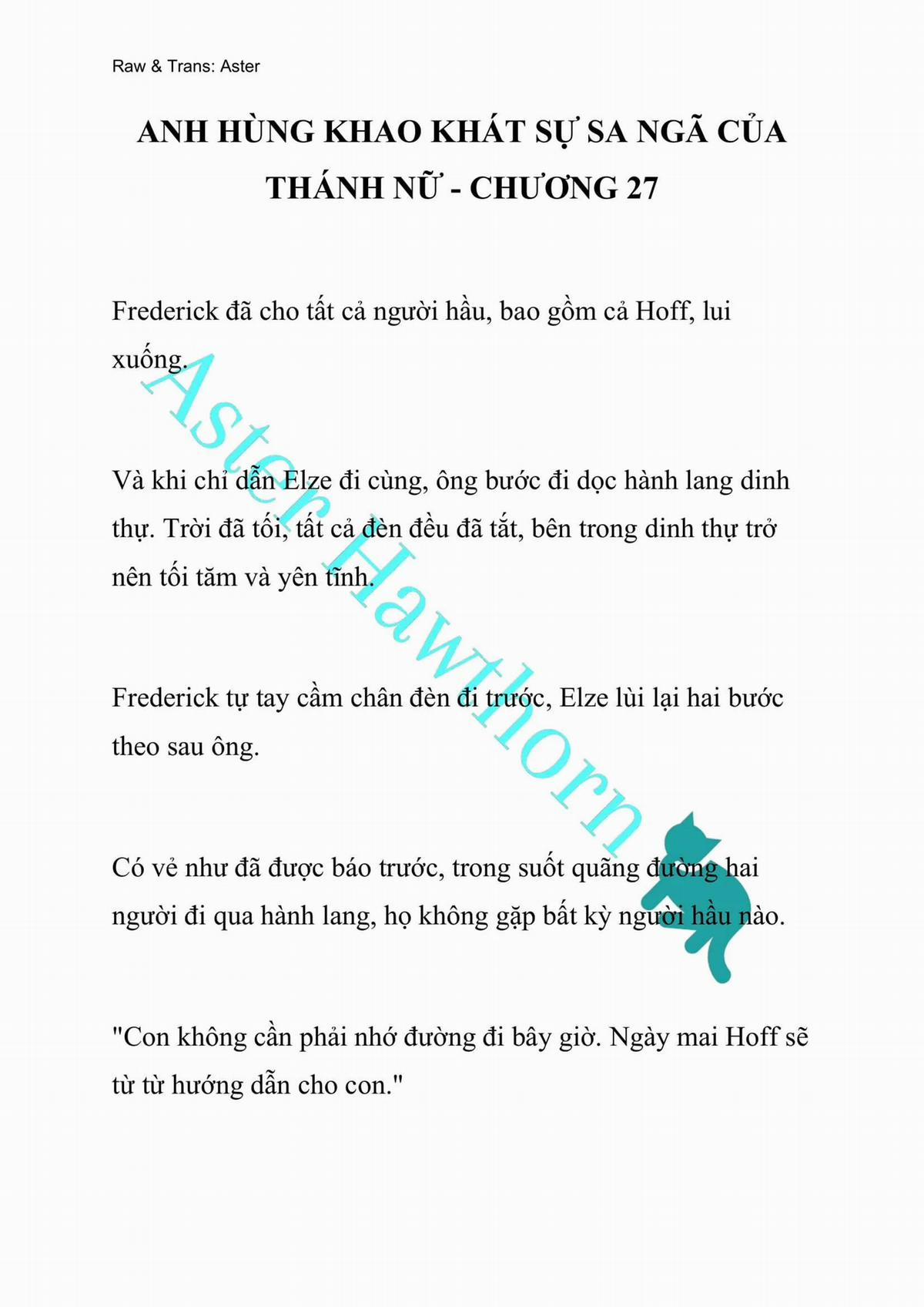 [Novel] Anh Hùng Khao Khát Sự Sa Ngã Của Thánh Nữ 27 trang 0