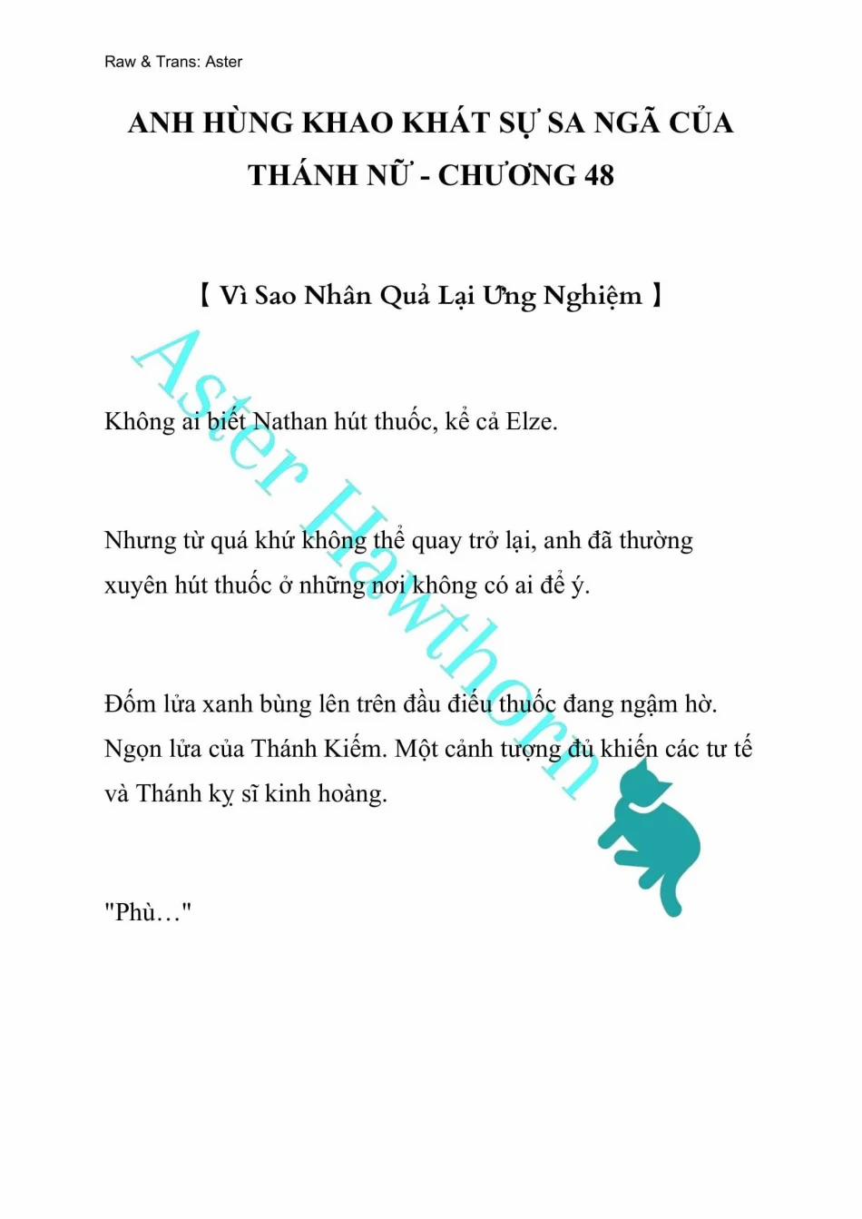 [Novel] Anh Hùng Khao Khát Sự Sa Ngã Của Thánh Nữ 48 trang 0