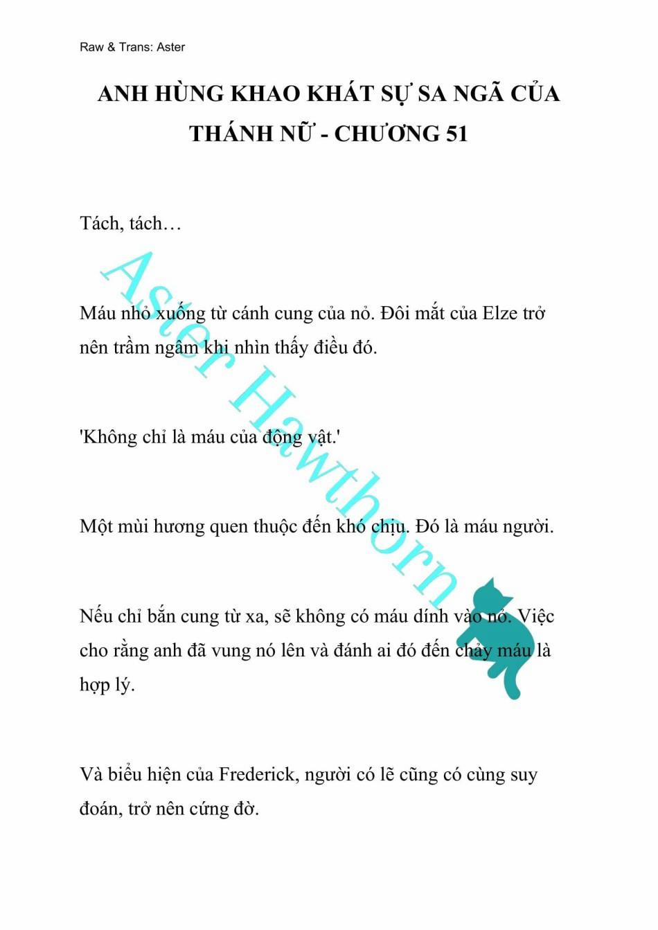 [Novel] Anh Hùng Khao Khát Sự Sa Ngã Của Thánh Nữ 51 trang 0