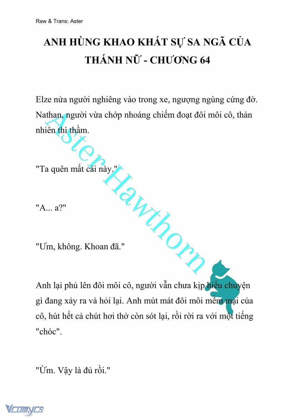 [Novel] Anh Hùng Khao Khát Sự Sa Ngã Của Thánh Nữ 64 trang 0